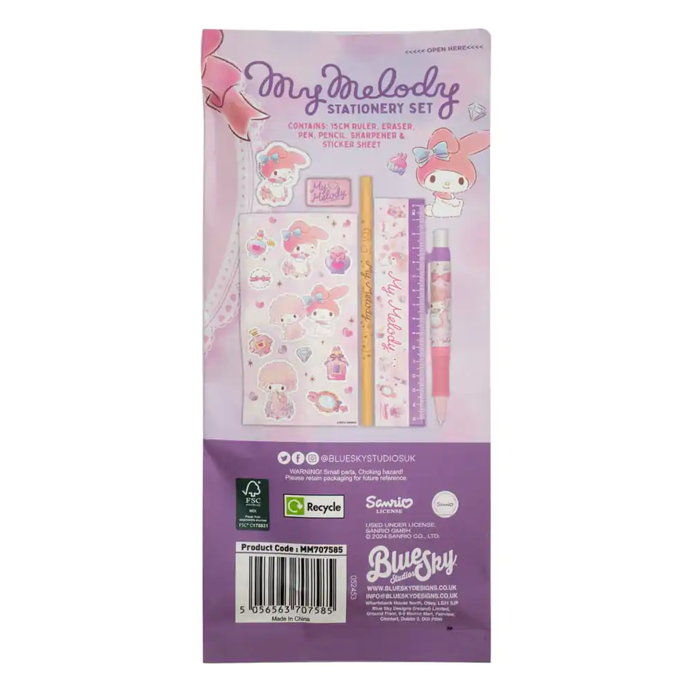 Sanrio Stationery Set 6-Pack My Melody product photo