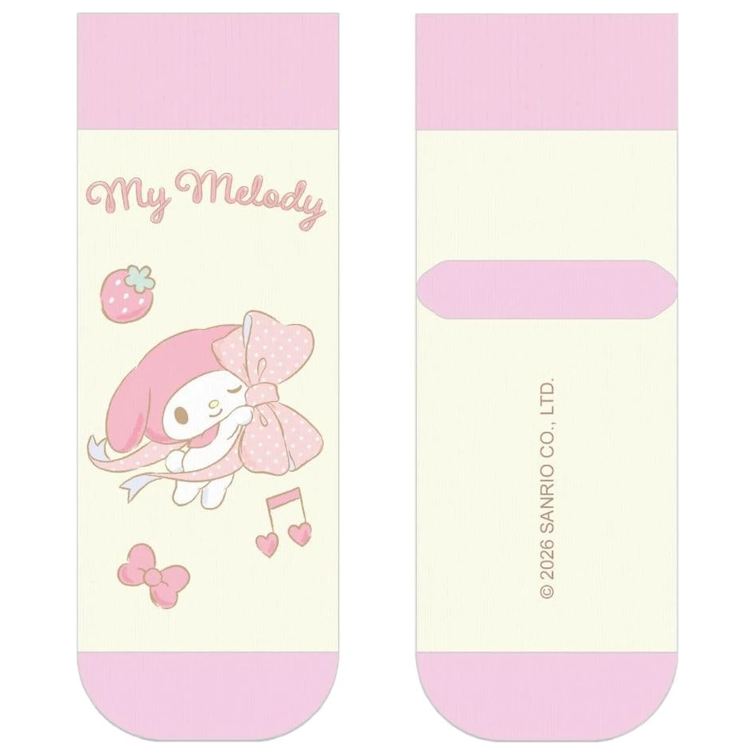 Sanrio Socks My Melody Big Ribbon Short 36-40 product photo