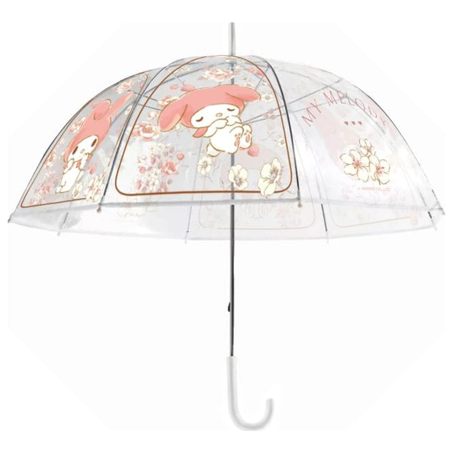 Sanrio Umbrella My Melody Floral Garden Transparent product photo