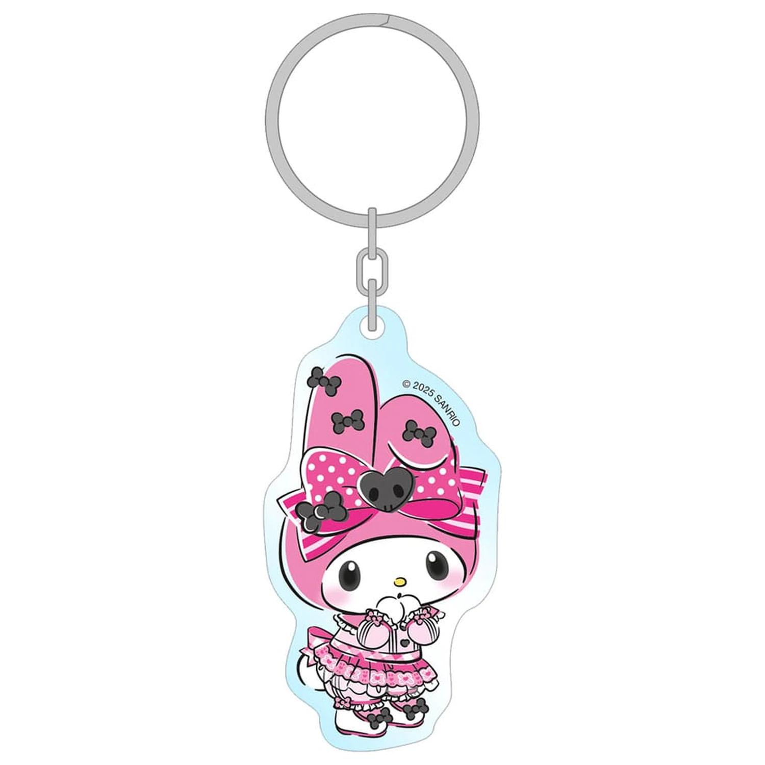 Sanrio Pink Black Party Series Acrylic Keychain My Melody 7 cm      product photo