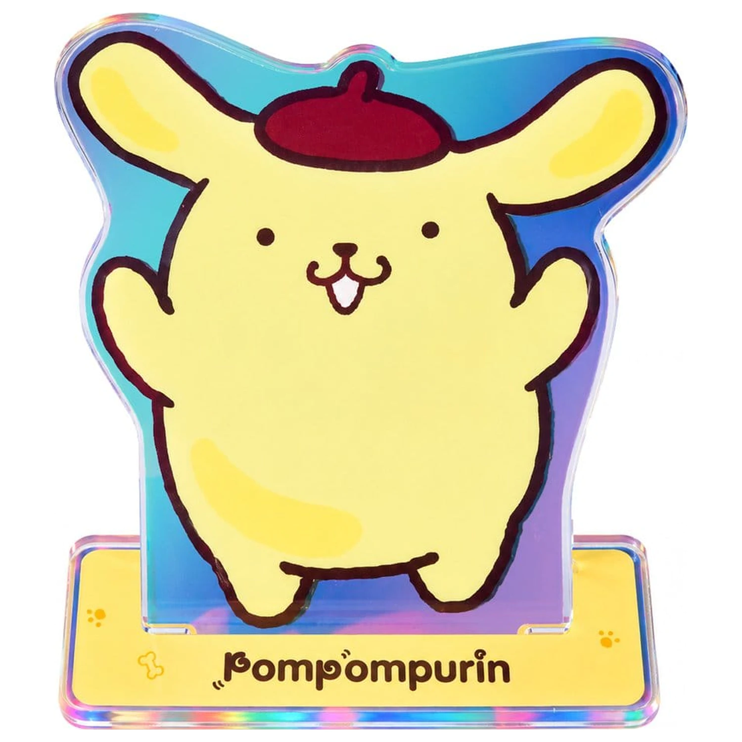Sanrio Acrylic Standee Pompompurin 30th Anniversary Squishy Cute Purin 17 cm product photo