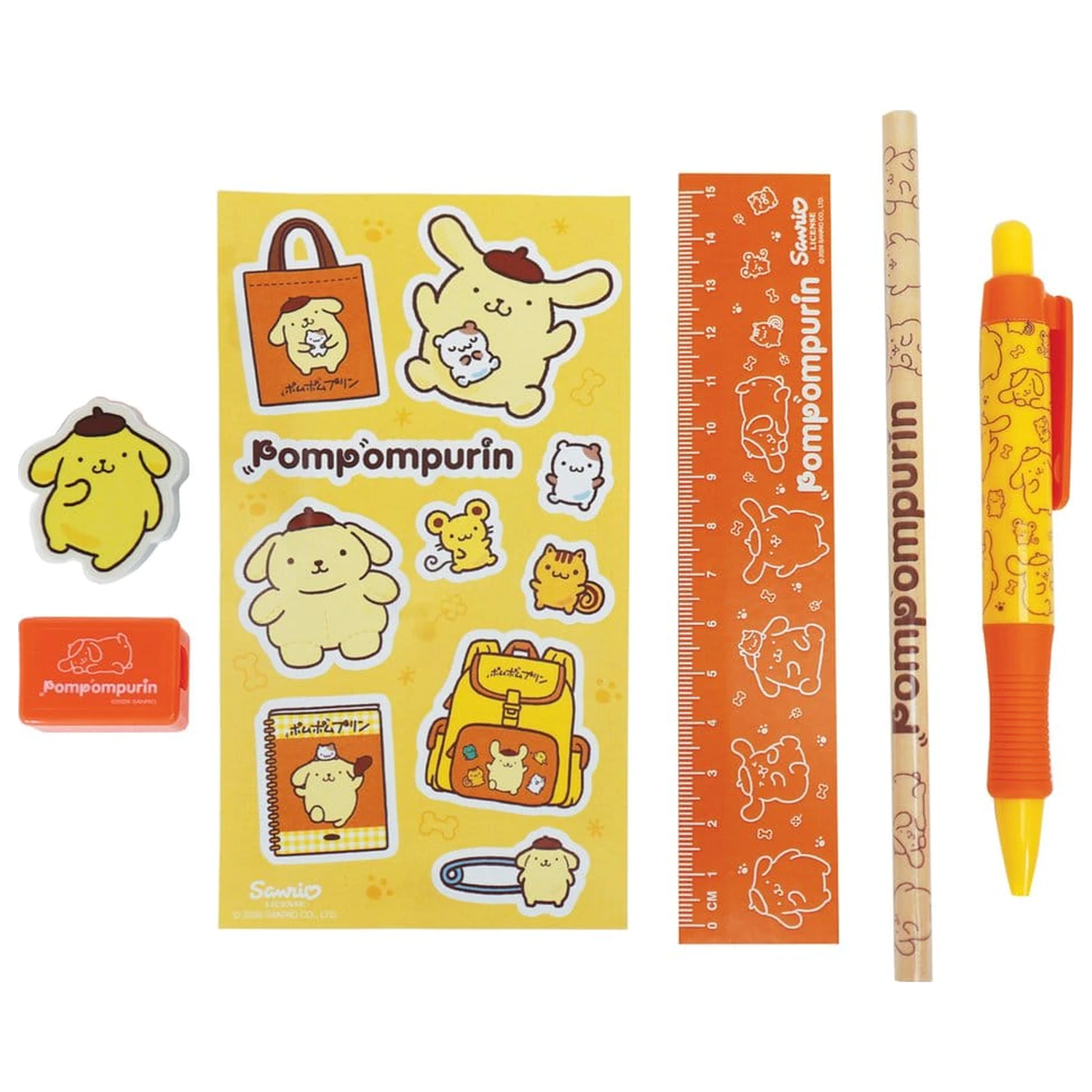Sanrio Stationery Set 6-Pack Pompompurin product photo