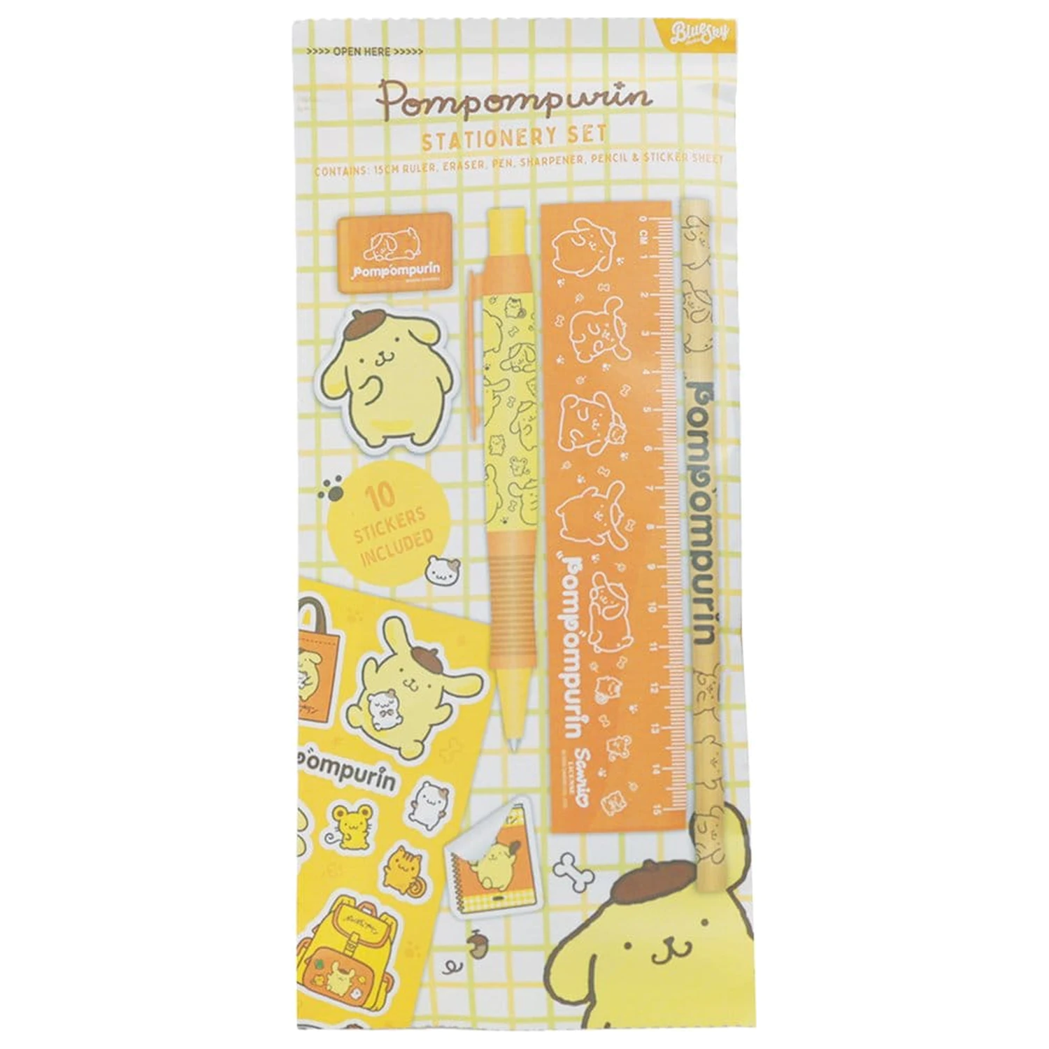 Sanrio Stationery Set 6-Pack Pompompurin product photo