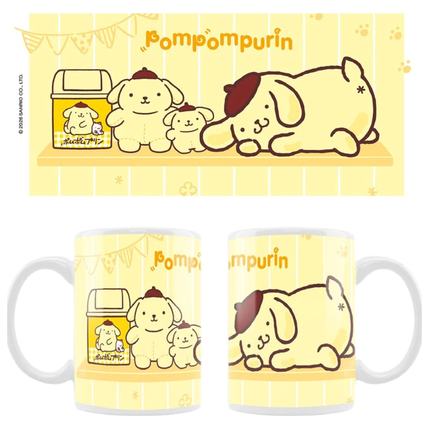 Sanrio Mug Pompompurin Squishy Cute Purin 02 product photo