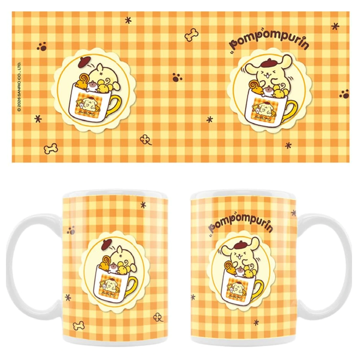 Sanrio Mug Pompompurin Squishy Cute Purin 03 product photo