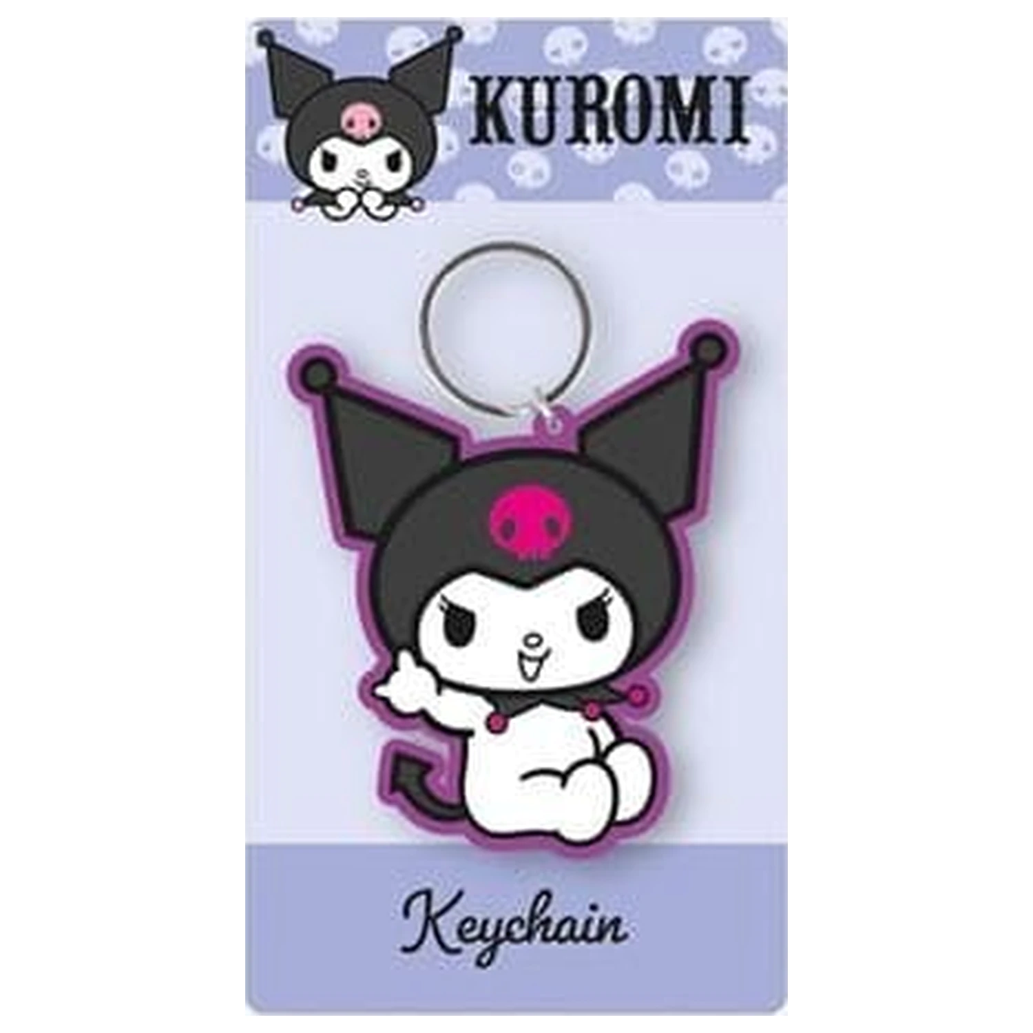 Sanrio PVC Keychain Kuromi Rocking product photo