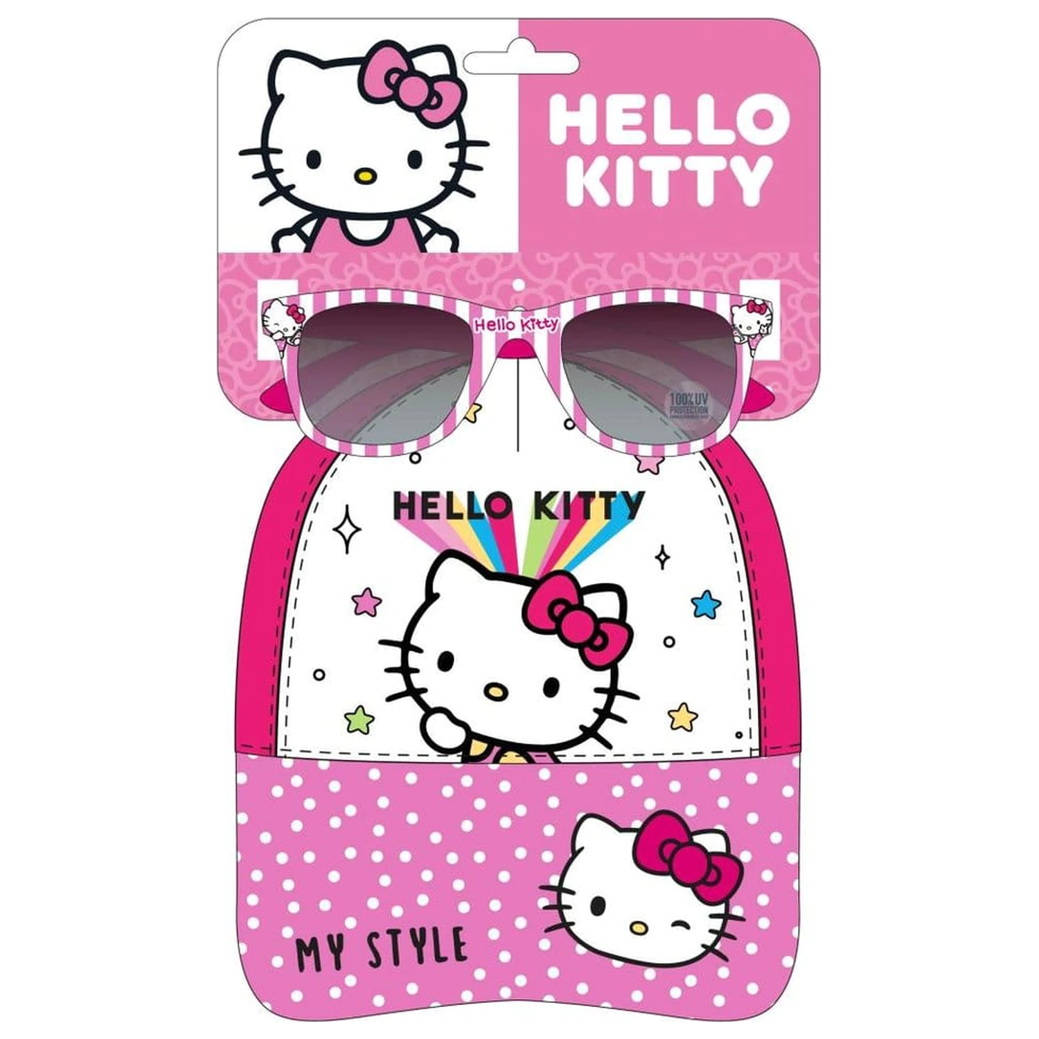 Sanrio Cap & Sunglasses Set Hello Kitty A 53 cm product photo