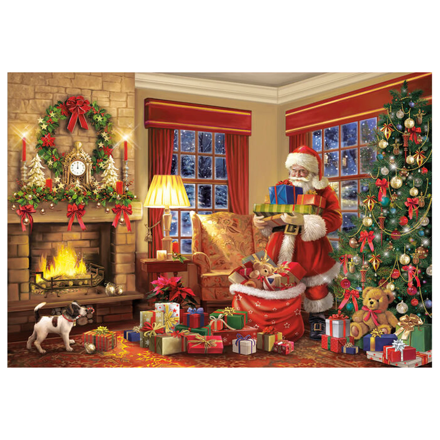 Santa's Visit puzzle 1000pcs product photo