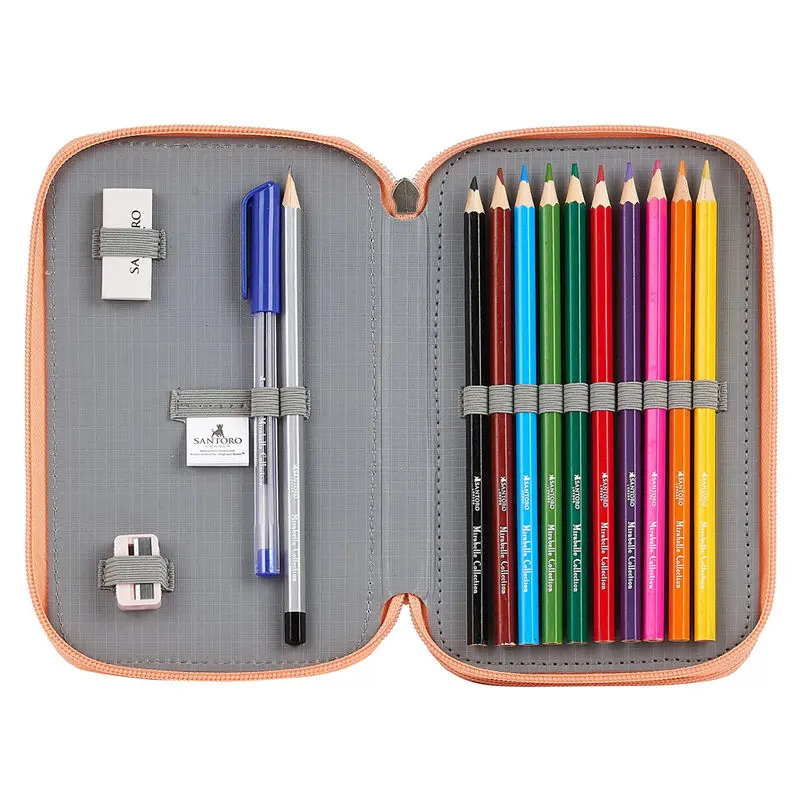 Santoro Mirabelle double pencil case 28pcs product photo