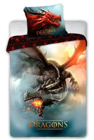 Dragon Duvet Cover 140x200cm, 70x90cm product photo