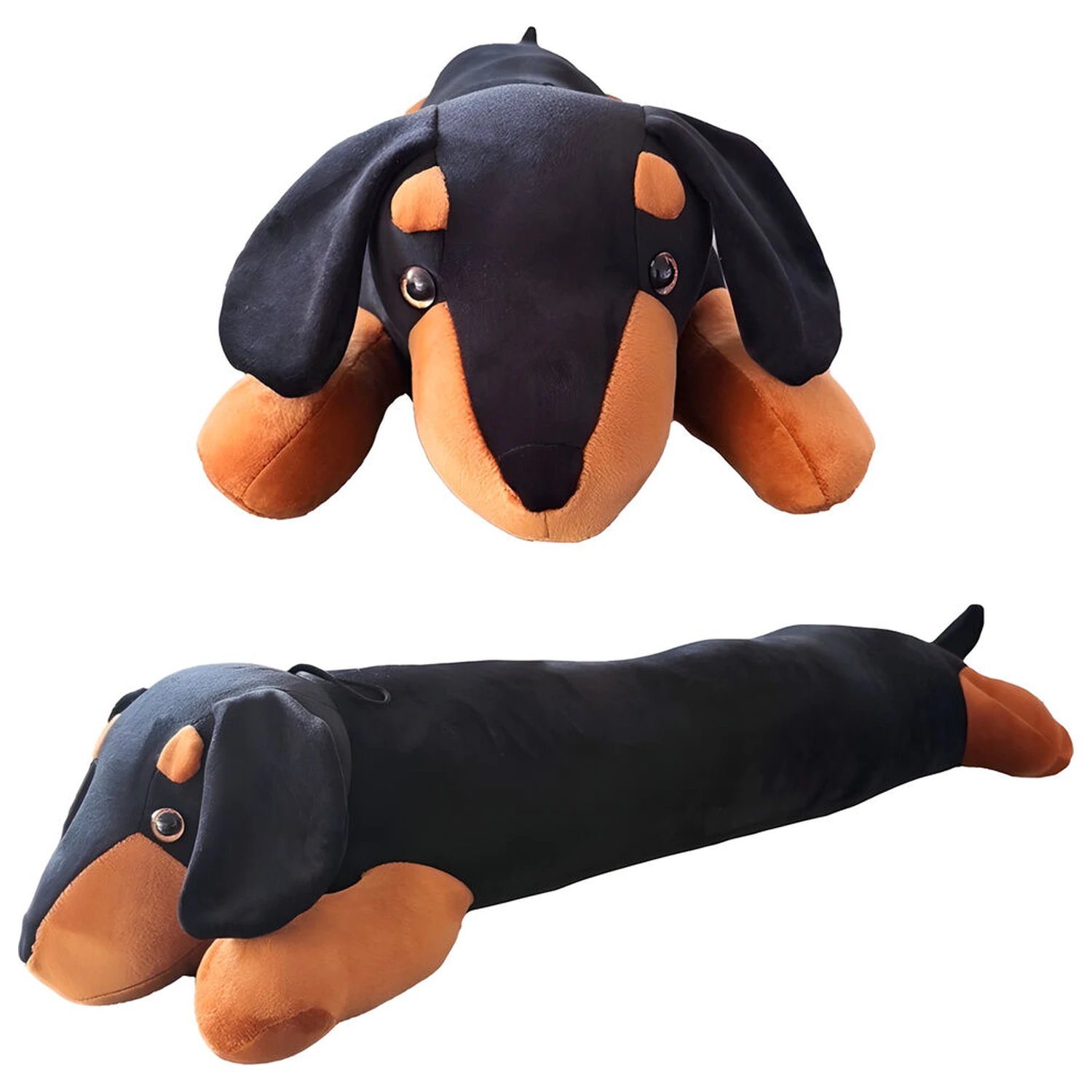 Sausage dog plush toy 60cm product photo
