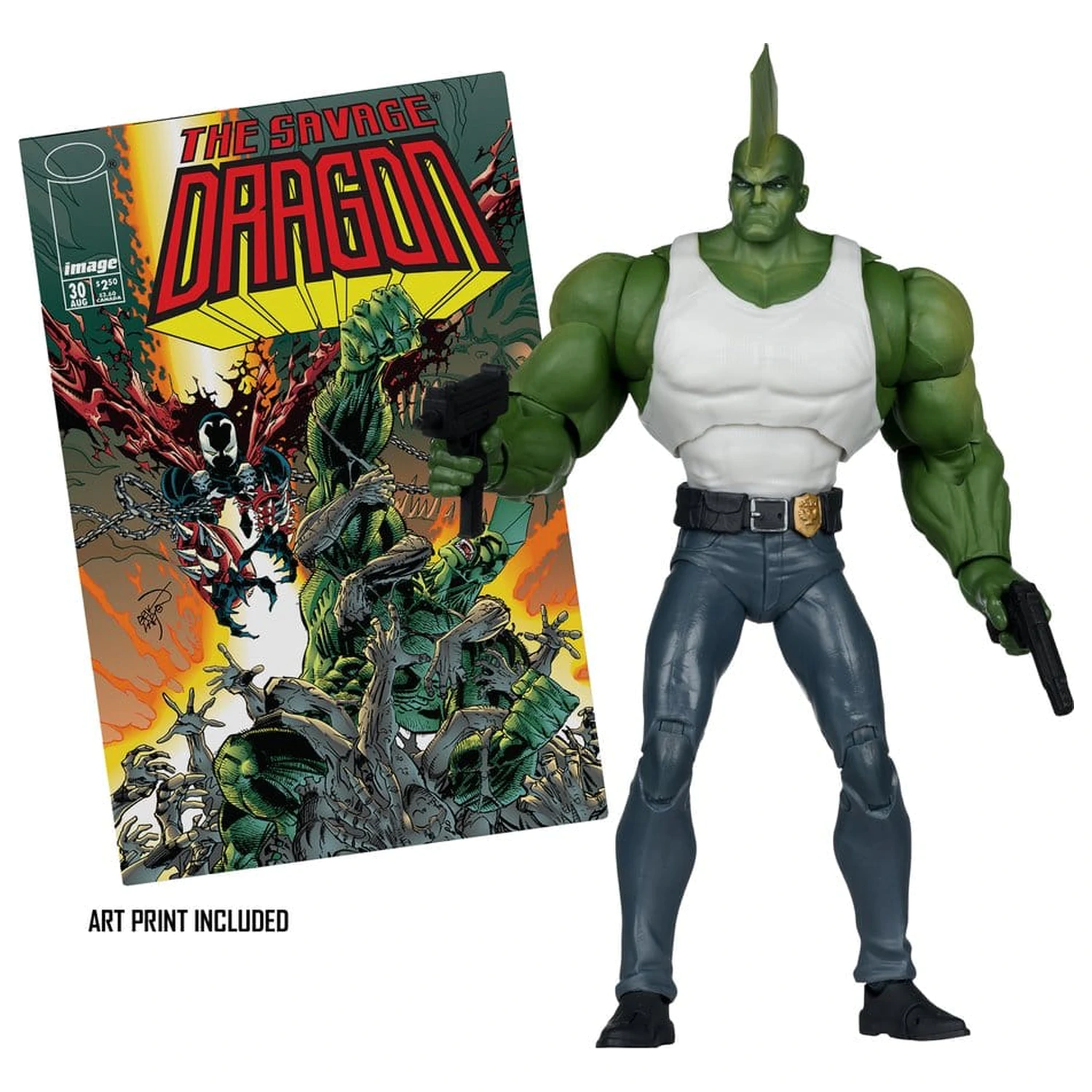 Savage Dragon Image Comics Founders Series McFarlane Elite Edition Action Figure Dragon 20 cm product photo