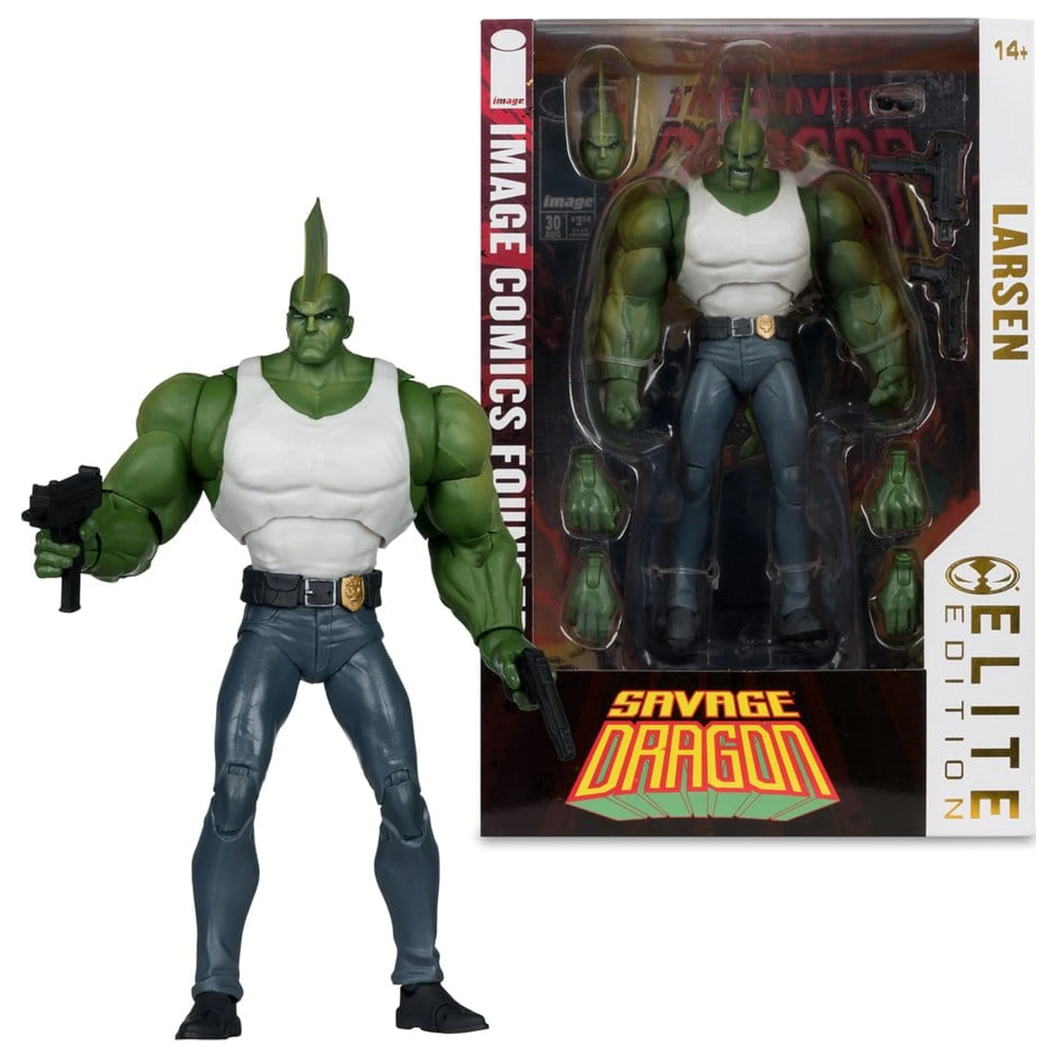 Savage Dragon Image Comics Founders Series McFarlane Elite Edition Action Figure Dragon 20 cm product photo