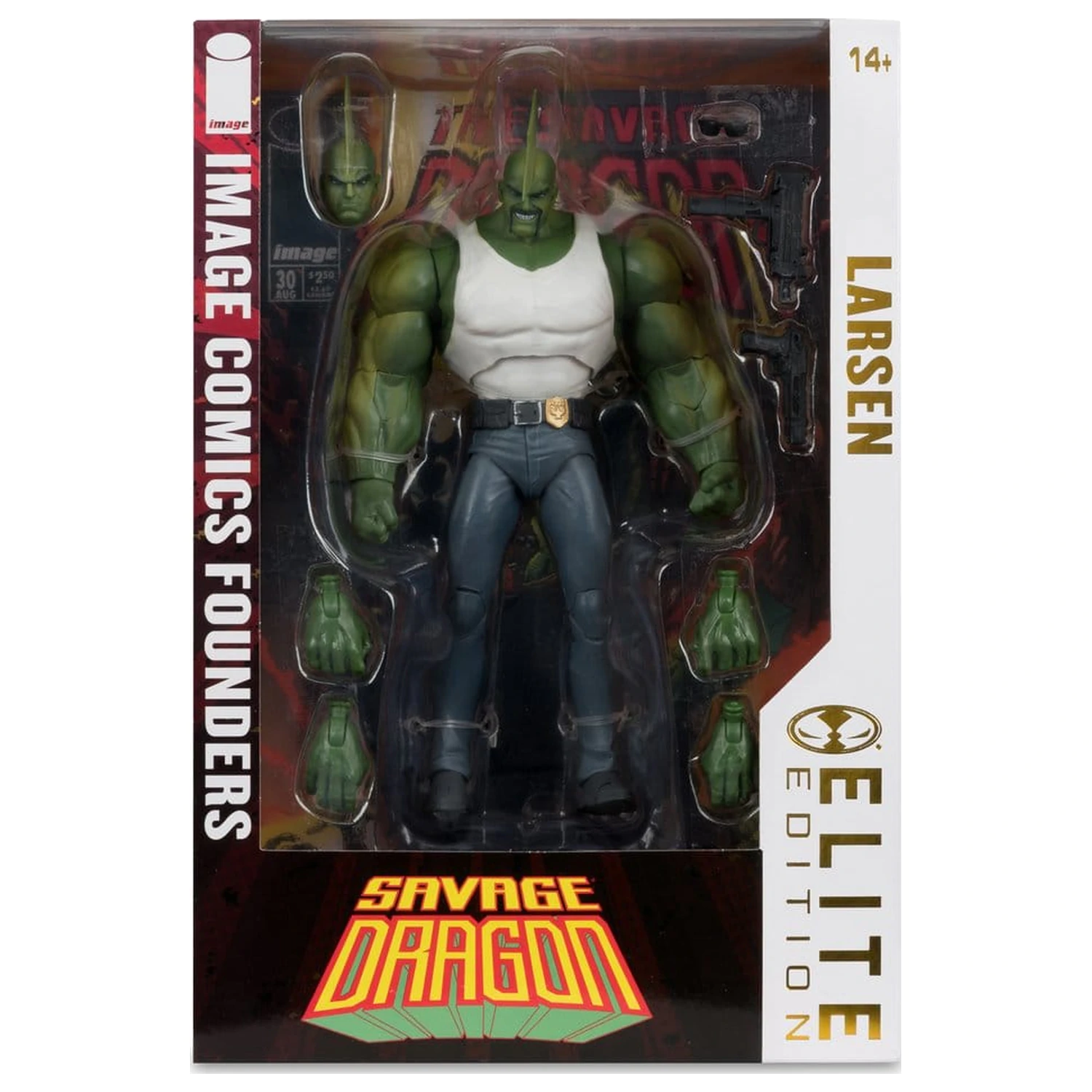 Savage Dragon Image Comics Founders Series McFarlane Elite Edition Action Figure Dragon 20 cm product photo