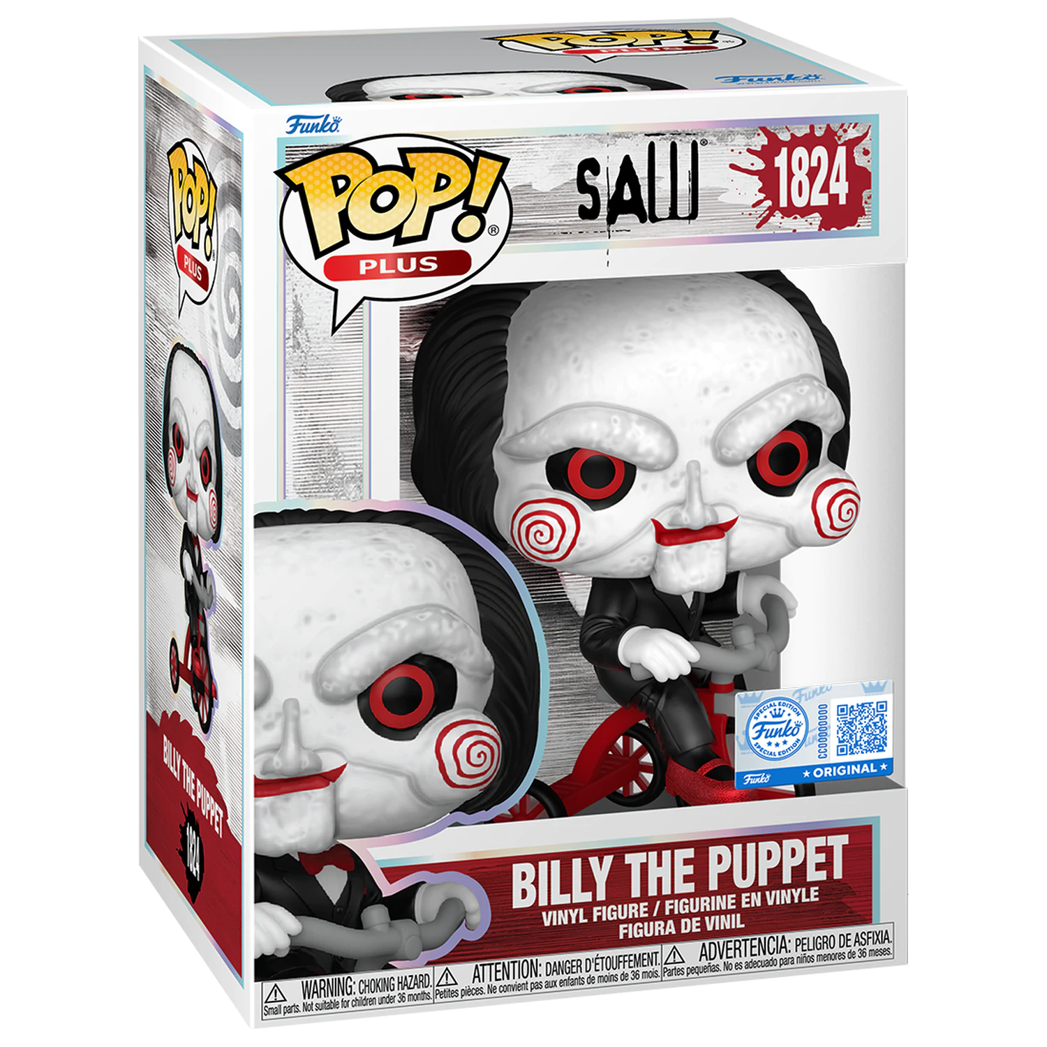 Saw Funko POP! Plus Vinyl Figure Billy on Tricycle Exclusive Edition 9 cm product photo