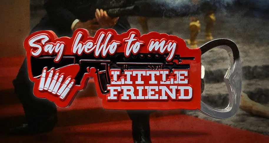 Scarface Bottle Opener Say Hello To My Little Friend product photo
