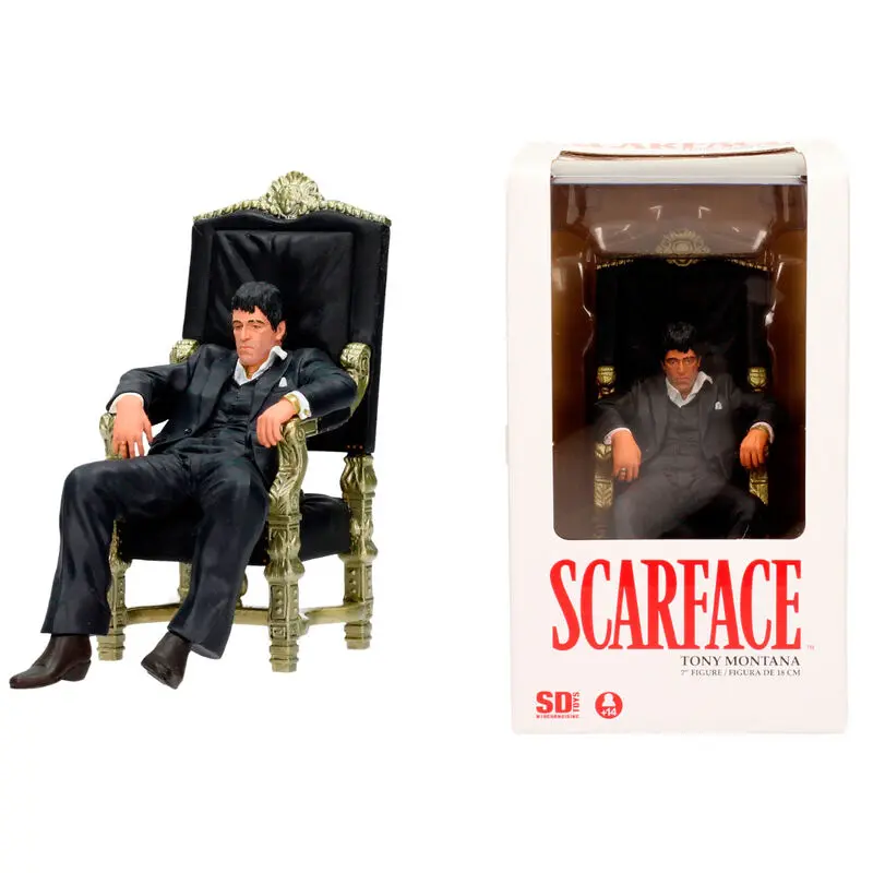 Scarface Movie Icons PVC Statue Tony Montana 18 cm termékfotó