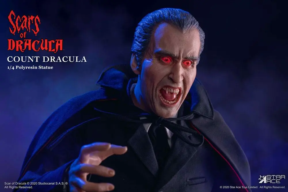 Scars of Dracula Statue 1/4 Count Dracula 2.0 DX Version 53 cm product photo