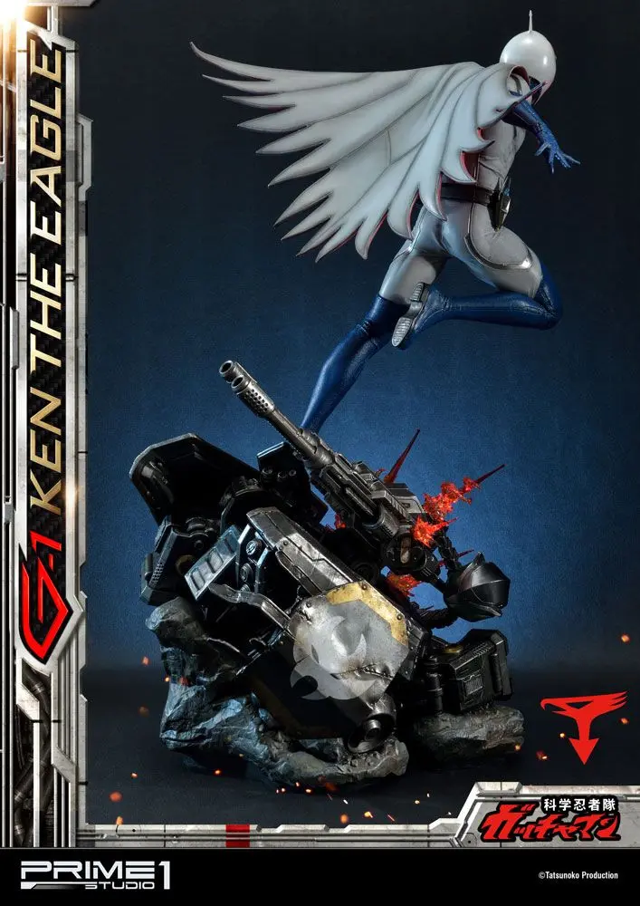 Science Ninja Team Gatchaman Statue 1/4 G-1 Ken the Eagle 73 cm product photo