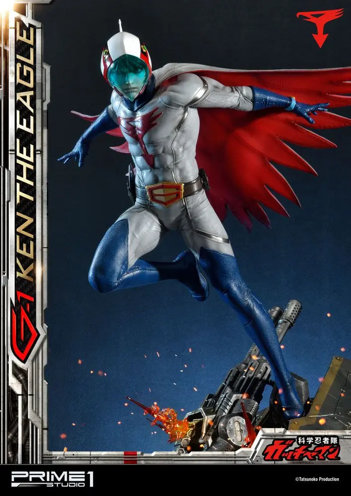 Science Ninja Team Gatchaman Statue 1/4 G-1 Ken the Eagle 73 cm product photo