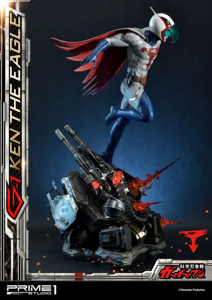 Science Ninja Team Gatchaman Statue 1/4 G-1 Ken the Eagle 73 cm product photo