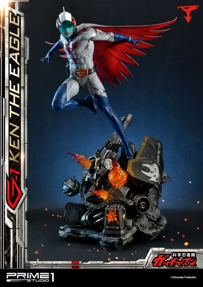 Science Ninja Team Gatchaman Statue 1/4 G-1 Ken the Eagle 73 cm product photo