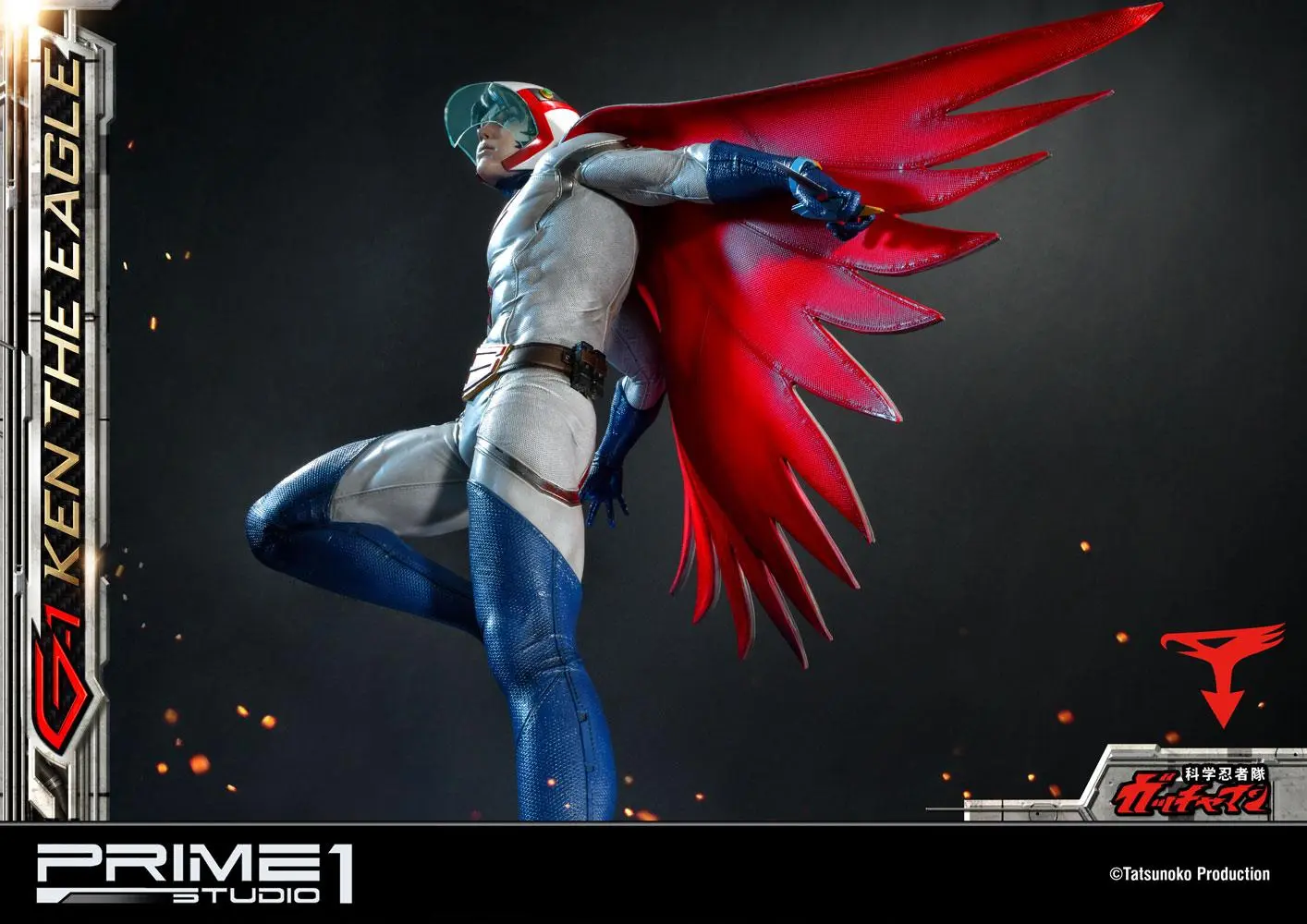 Science Ninja Team Gatchaman Statue 1/4 G-1 Ken the Eagle 73 cm product photo