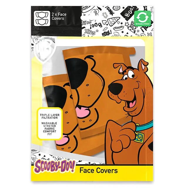 Scooby-Doo Face Masks 2-Pack Mouth product photo