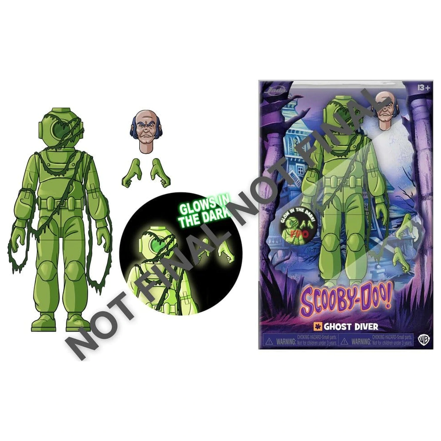Scooby Doo Action Figure Ghost Diver 16 cm product photo