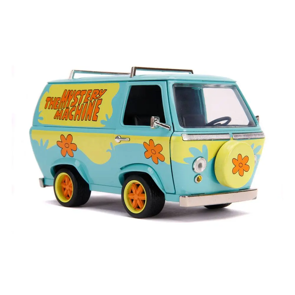 Scooby Doo Hollywood Rides Diecast Model 1/24 Mystery Van with Figures product photo