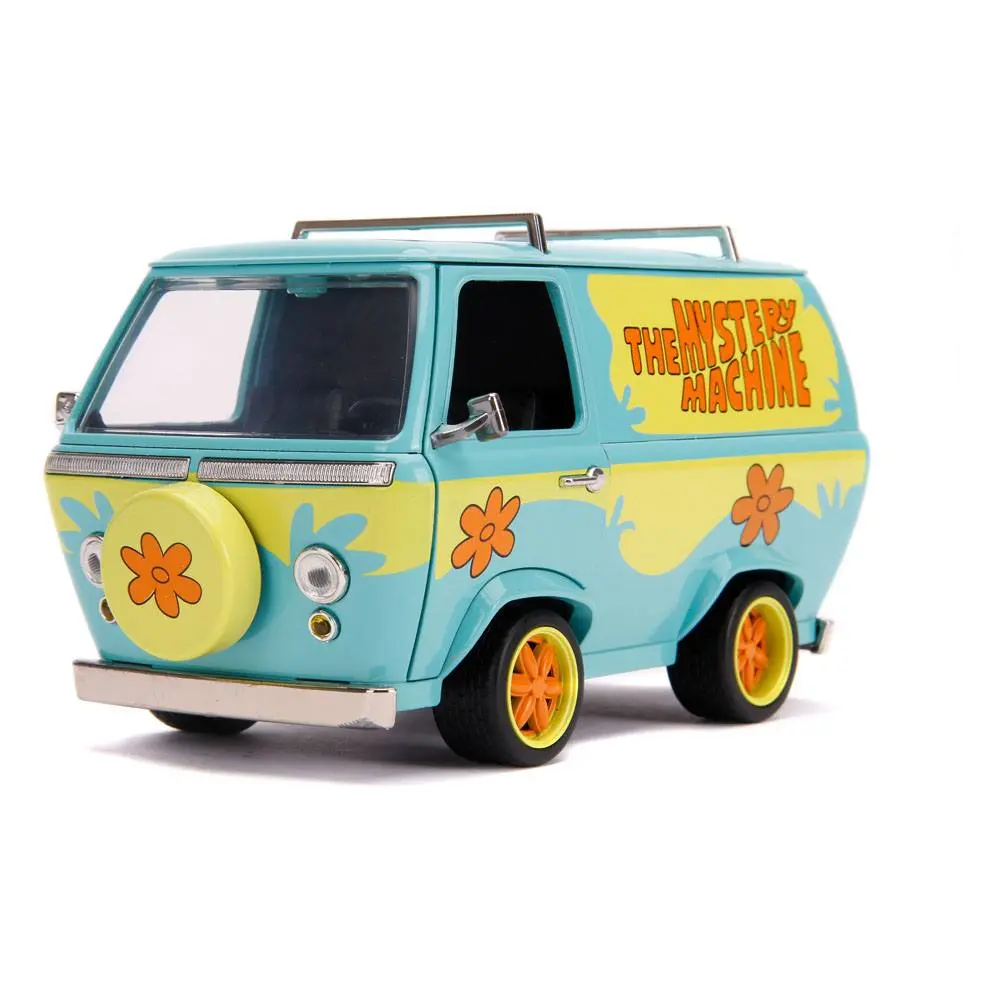 Scooby Doo Hollywood Rides Diecast Model 1/24 Mystery Van with Figures product photo