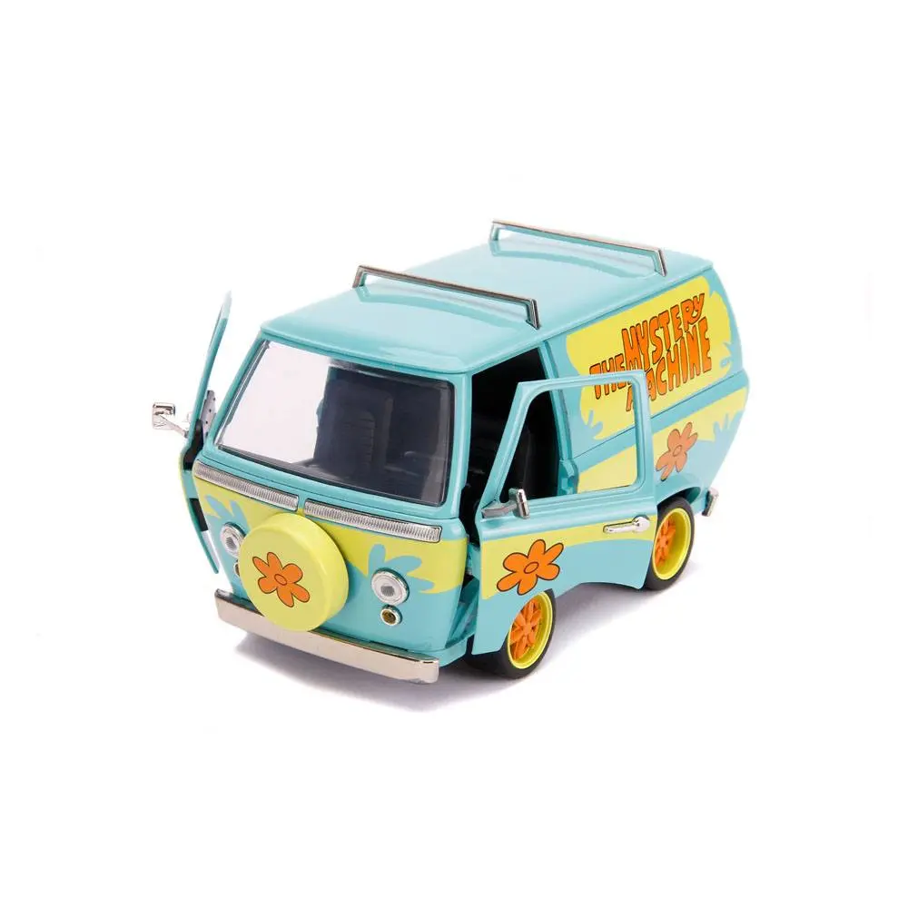 Scooby Doo Hollywood Rides Diecast Model 1/24 Mystery Van with Figures product photo