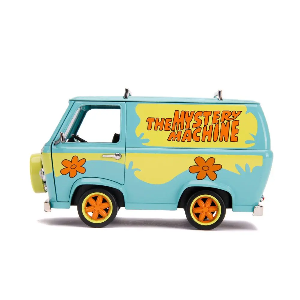 Scooby Doo Hollywood Rides Diecast Model 1/24 Mystery Van with Figures product photo