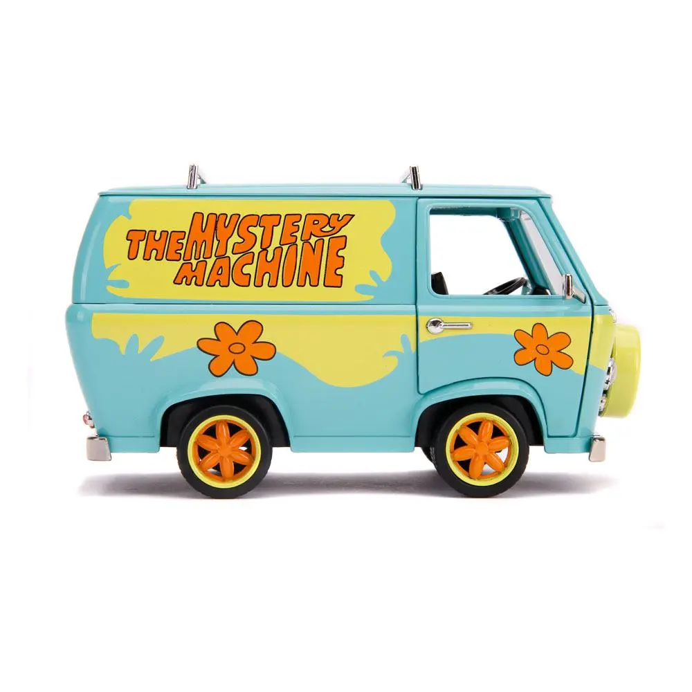 Scooby Doo Hollywood Rides Diecast Model 1/24 Mystery Van with Figures product photo