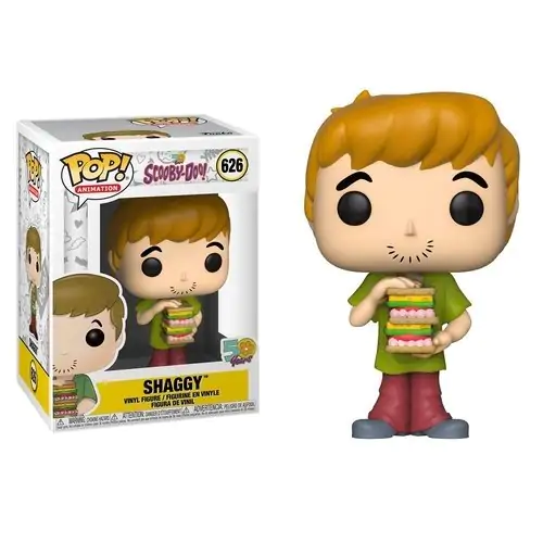 Scooby Doo POP! Animation Vinyl Figure Shaggy w/ Sandwich 9 cm product photo