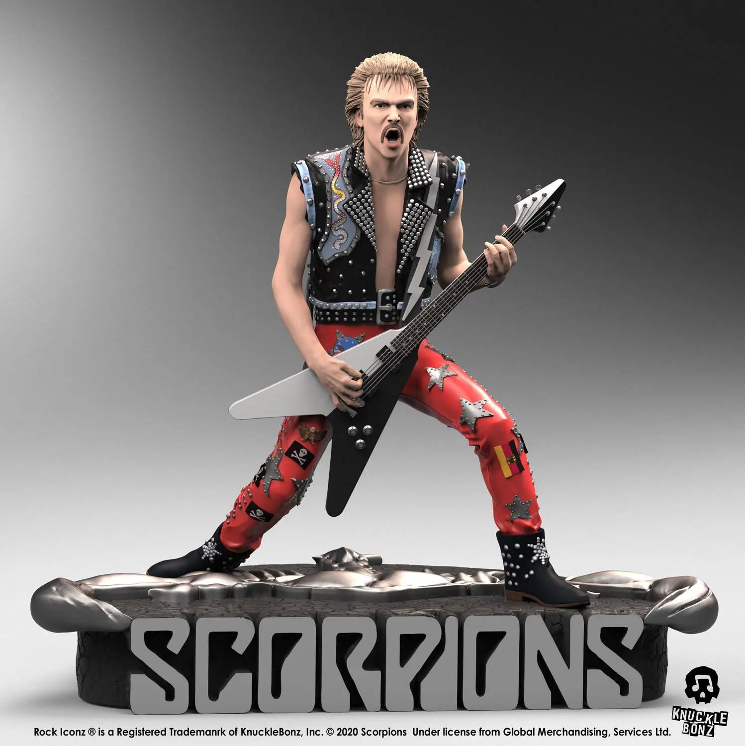 Scorpions Rock Iconz Statue Rudolf Schenker Limited Edition 22 cm product photo