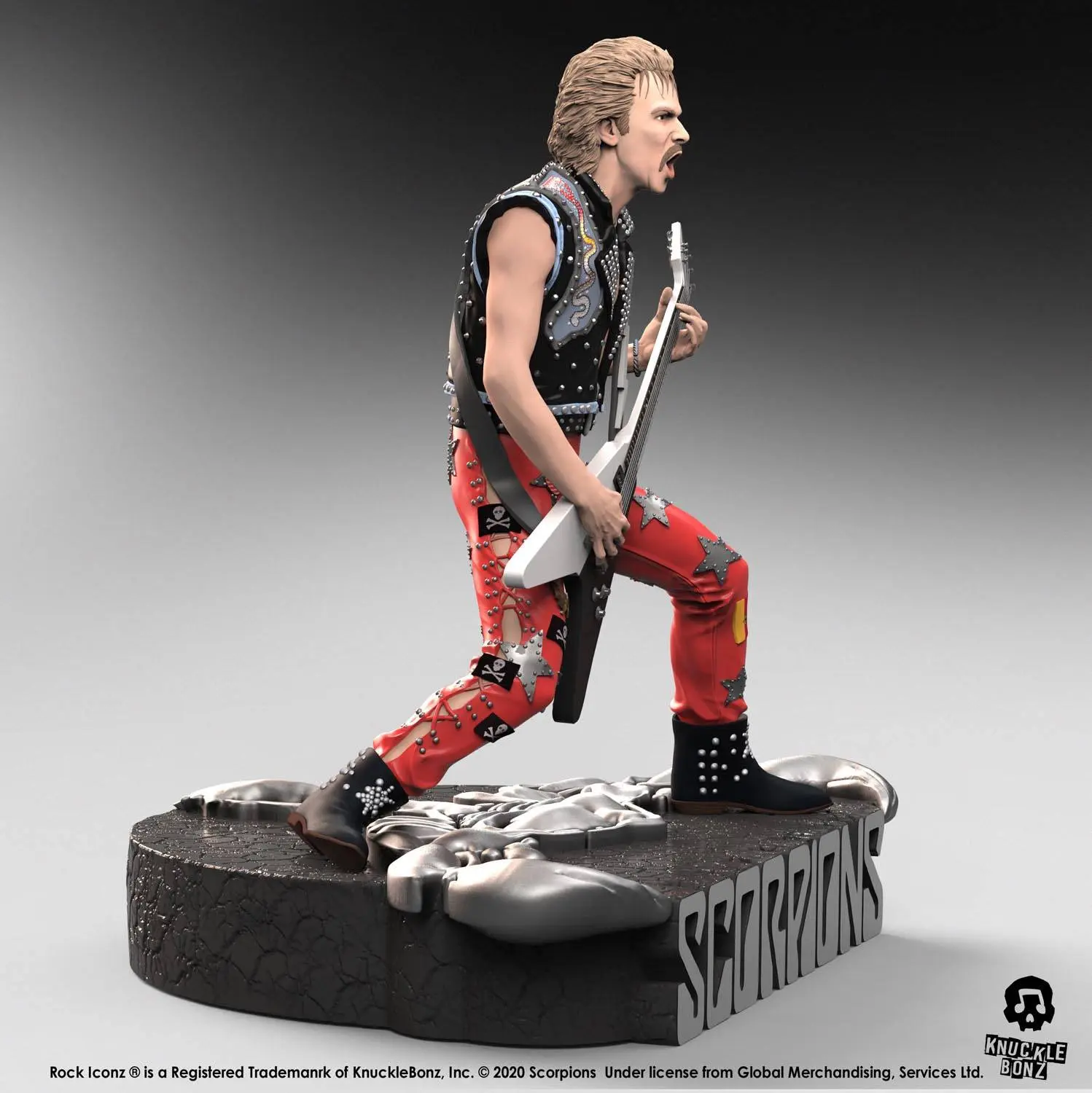 Scorpions Rock Iconz Statue Rudolf Schenker Limited Edition 22 cm product photo