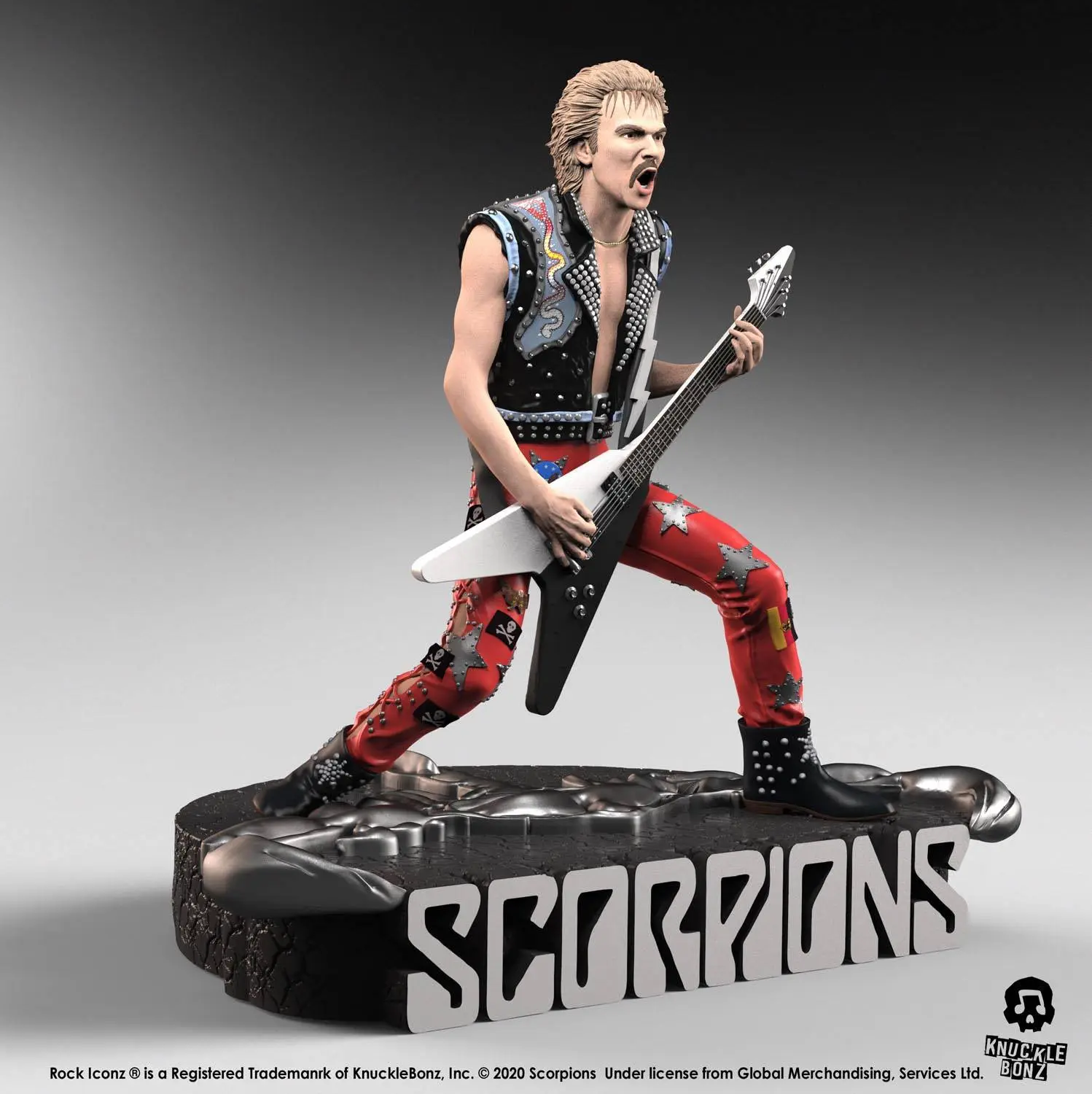 Scorpions Rock Iconz Statue Rudolf Schenker Limited Edition 22 cm product photo