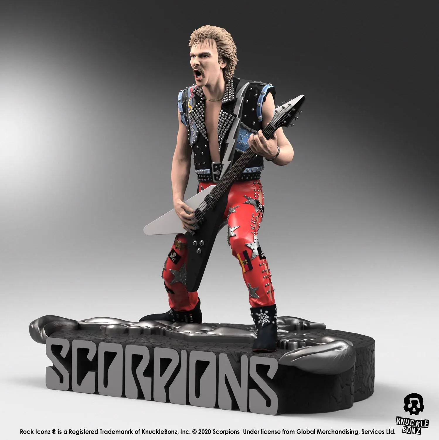 Scorpions Rock Iconz Statue Rudolf Schenker Limited Edition 22 cm product photo