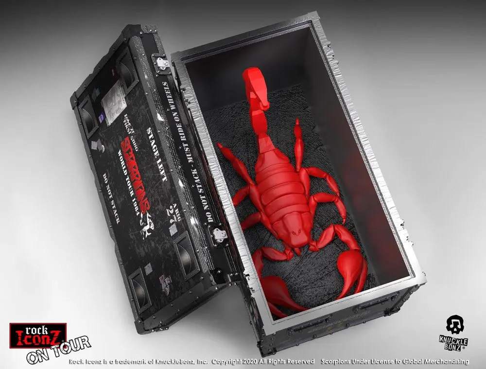 Scorpions Rock Ikonz On Tour World Tour 1984 Road Case Statue + Stage Backdrop product photo