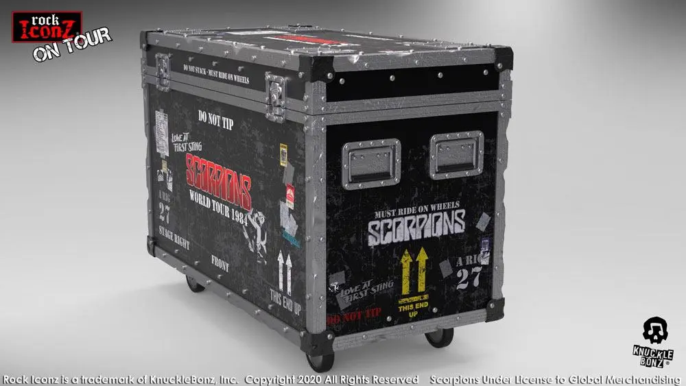 Scorpions Rock Ikonz On Tour World Tour 1984 Road Case Statue + Stage Backdrop product photo