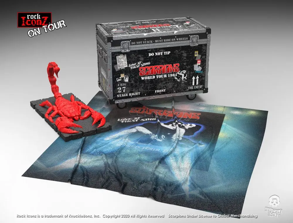 Scorpions Rock Ikonz On Tour World Tour 1984 Road Case Statue + Stage Backdrop product photo
