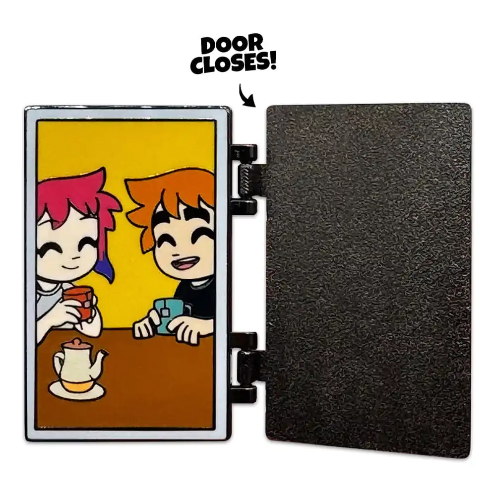 Scott Pilgrim Pin Badge Door Swinging 5 cm product photo