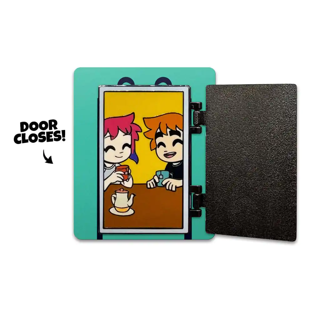 Scott Pilgrim Pin Badge Door Swinging 5 cm product photo