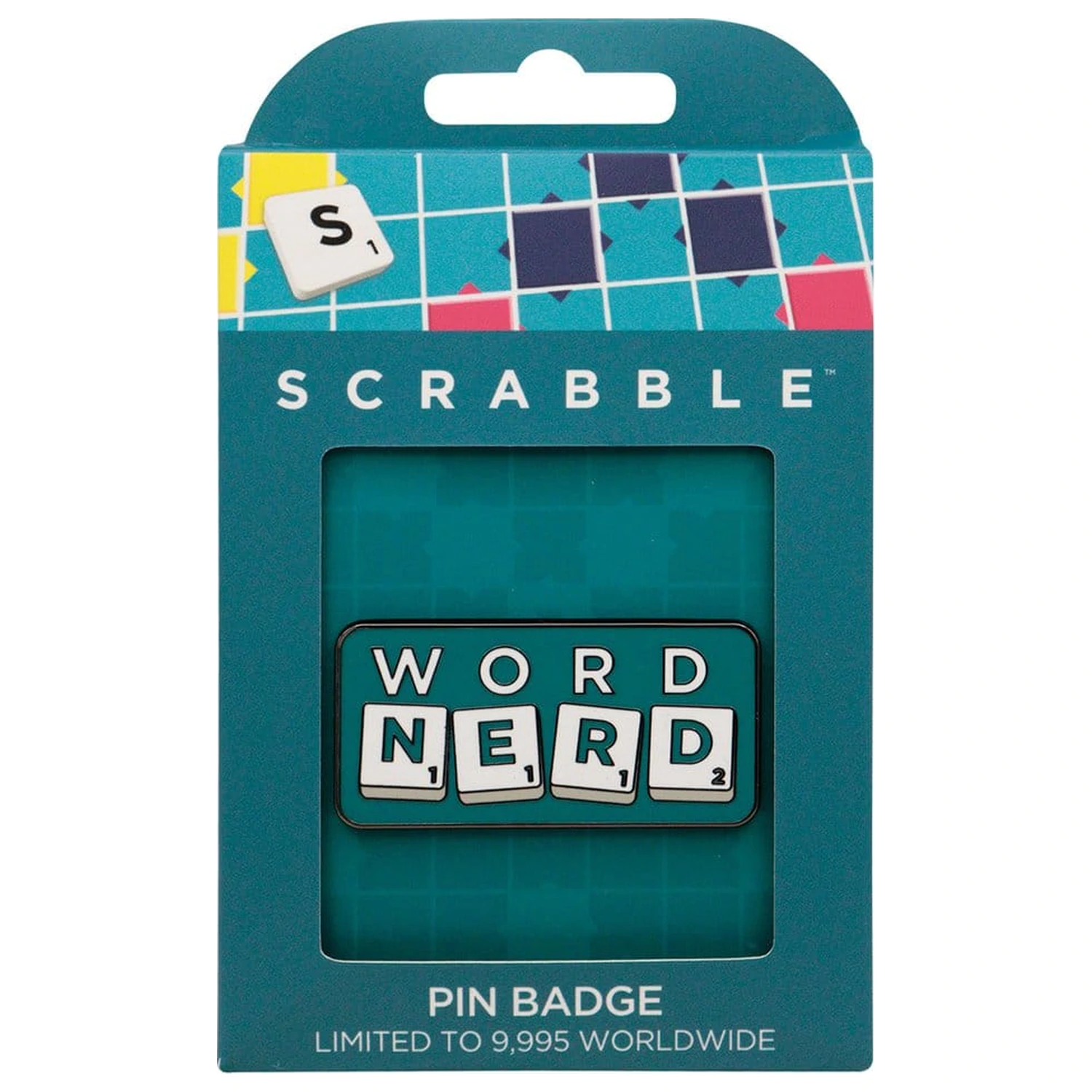 Scrabble Pin Badge Word Nerd Limited Edition product photo