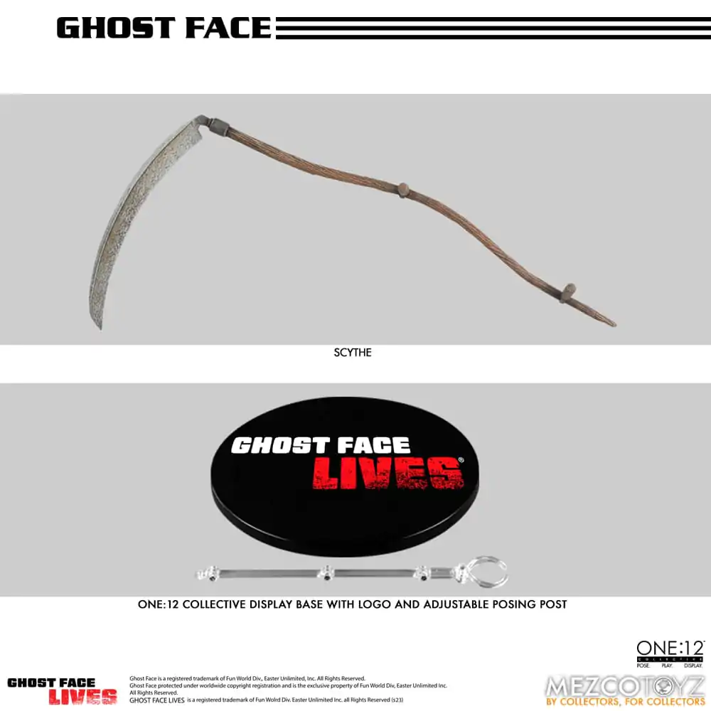 Scream Action Figure 1/12 Ghost Face 16 cm product photo