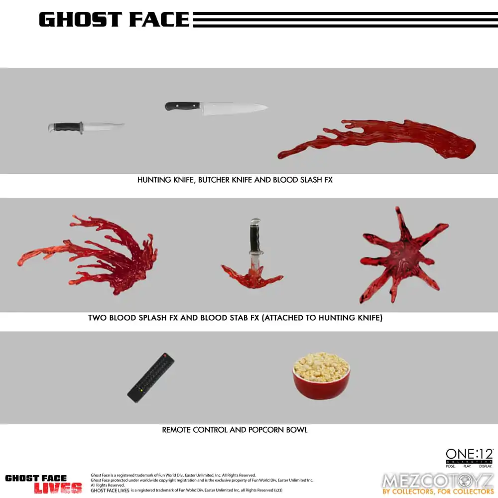 Scream Action Figure 1/12 Ghost Face 16 cm product photo