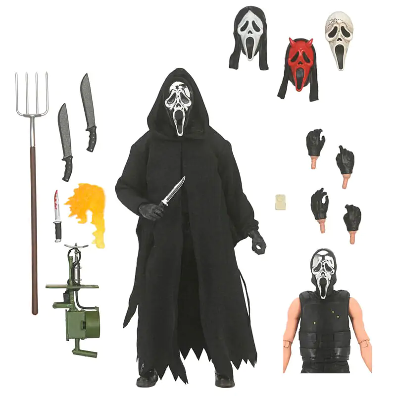 Scream Ghost Face Inferno Ultimate figure 18cm termékfotó