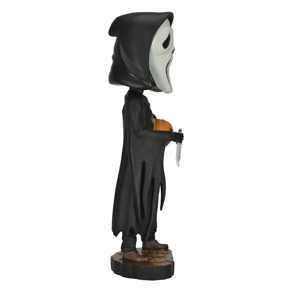 Scream Head Knocker Bobble-Head Ghost Face with Pumpkin 20 cm product photo