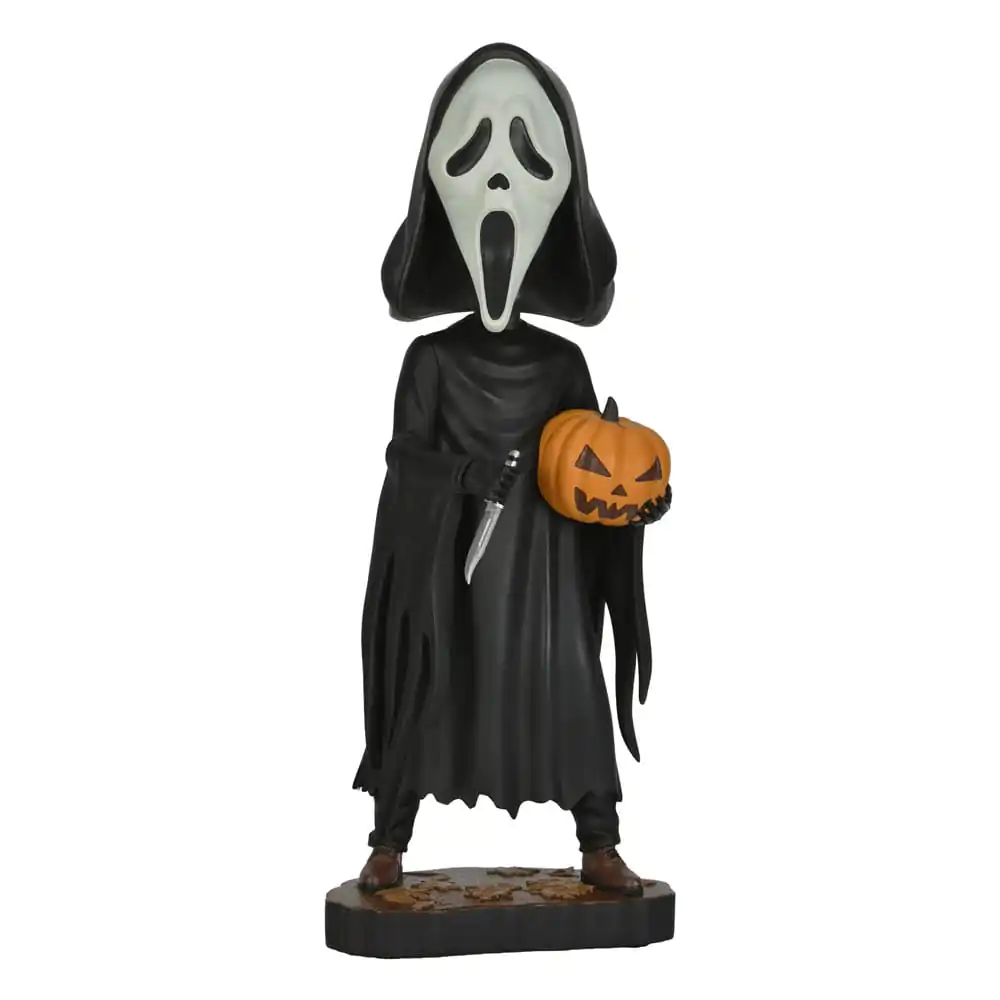 Scream Head Knocker Bobble-Head Ghost Face with Pumpkin 20 cm product photo